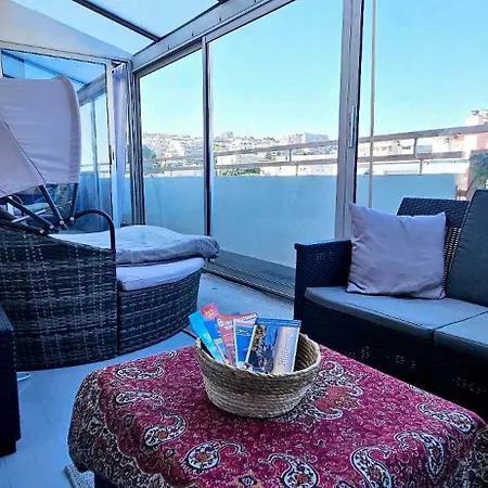 Floor With Sea View, Clim And Veranda Daire Nice