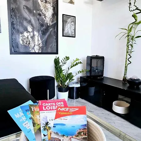 Floor With Sea View, Clim And Veranda アパート ニース